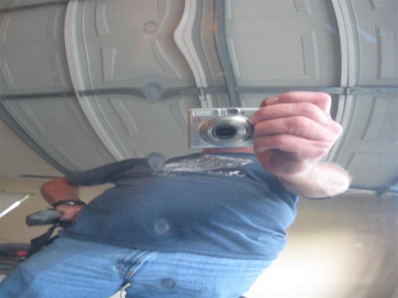 25.  This picture makes me look fat and deformed.  Polished fuselage side, 1st level of 3 on polish!.jpg